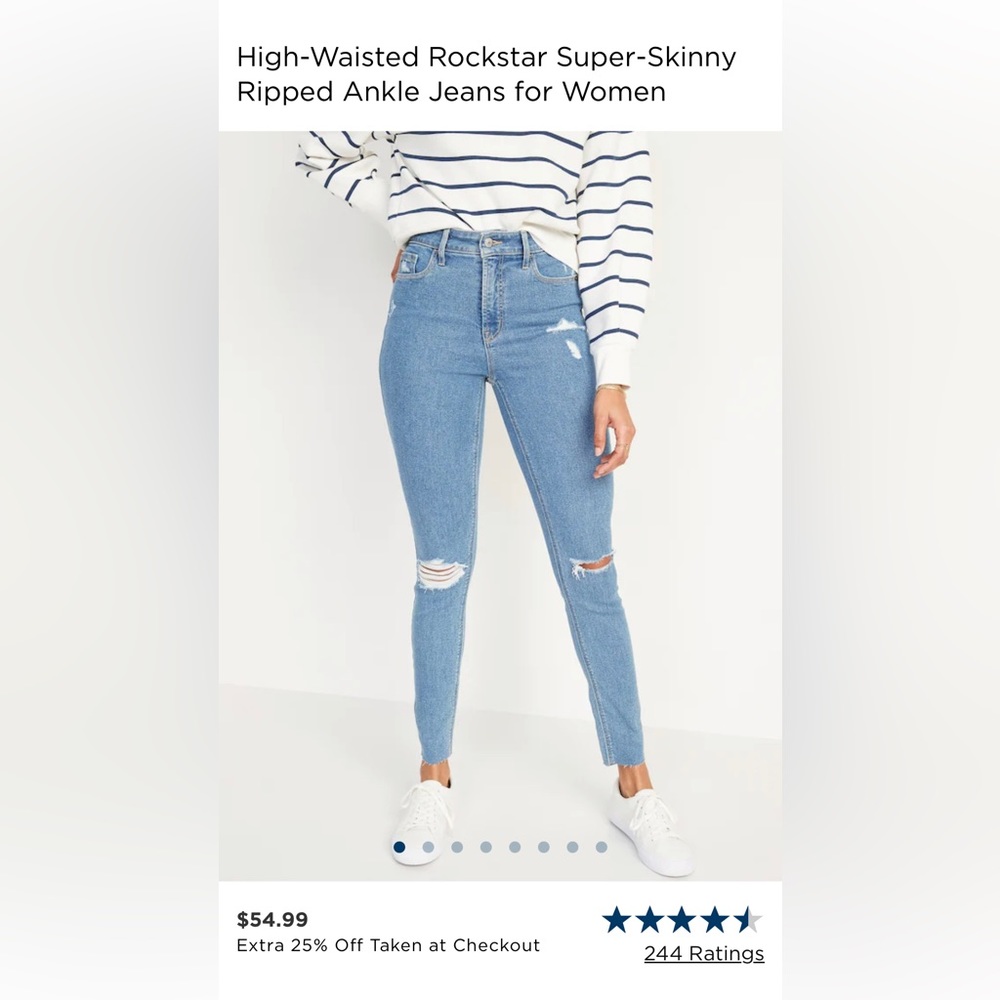 Old Navy -Ripped jeans- size 18